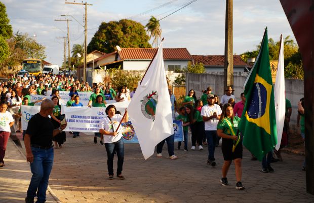4ª Marcha para Jesus emociona Cedro do Abaeté com fé, união e esperança